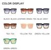 Square Sunglasses Women  Vintage Brand  Oversize T Women's Sun Glasses Black Gradient Female Glasses Men.s Oculos UV400