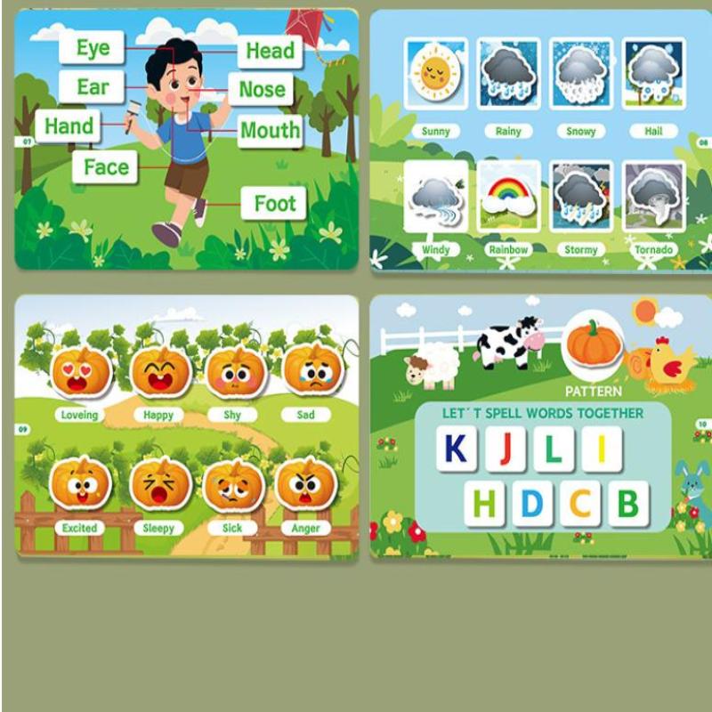 Magnetic Sticker Busy Book For Baby Enlightenment Book Montessori Toy Activity Books For Toddlers