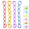 Pull Rope Resistance Band Elastic Training Gym 7 Holes Silicone Pilates Exercise Yoga Fitness Body Muscle Relaxation Home Tool
