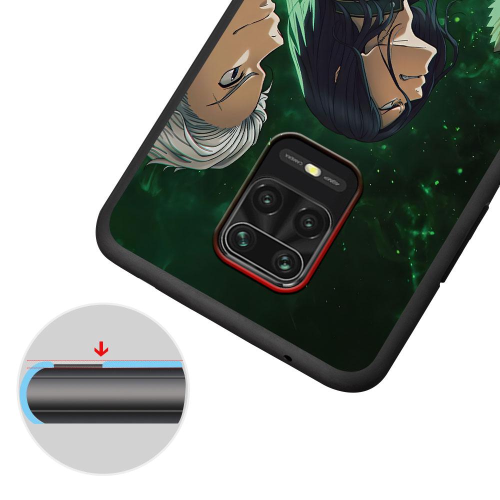WIND BREAKER Case for Xiaomi Redmi 10A 10C 9C 12C 9A 9i 10 12 9 Prime 9T K40 Pro Black Soft TPU Mobile Phone Bag Cover