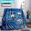 Custom Name Blanket Orlando Basketball Blanket Bedding Blanket for Travel, Camping, Living Rooms, Offices, Sofas, Fan Christmas Gift