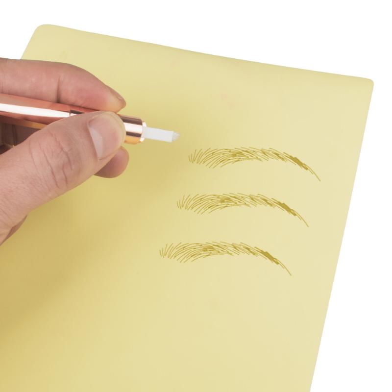 1 Stück Manuelle Metall-Stickerei Augenbrauen-Tattoo-Maschine Stift Permanent Make-up Microblading Griffstift für Tattoo-Kosmetik Zubehör