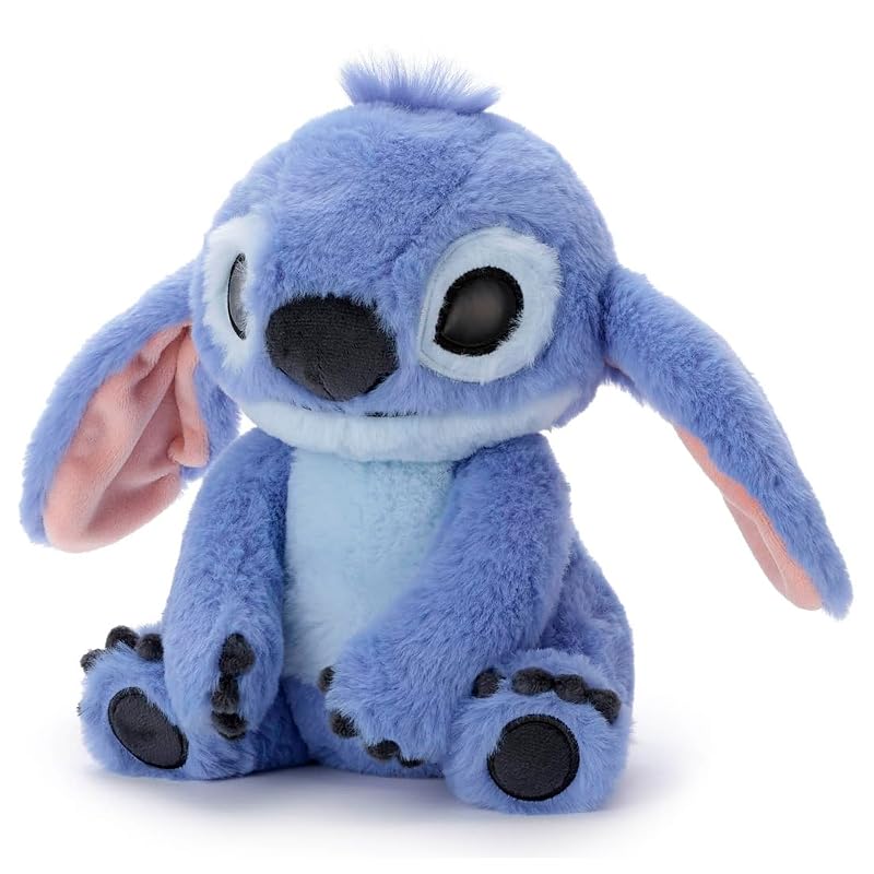 Takara Tomy Arts (TAKARATOMY A.R.T.S) Disney Characters Live-Action Movie Lilo & Stitch Plush Toy S - Stitch Plush Toy (approx. 23cm tall)