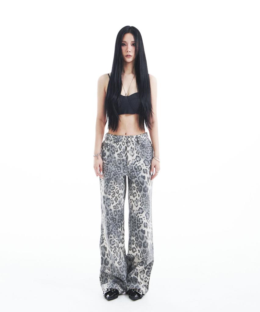 SIDERA Pattern Wide Pants [Leopard]