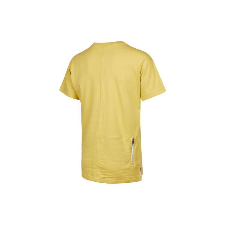 Nike Logo Sport Breathable Round Neck Short Sleeve T-Shirt Men Tops Yellow DD7019-700