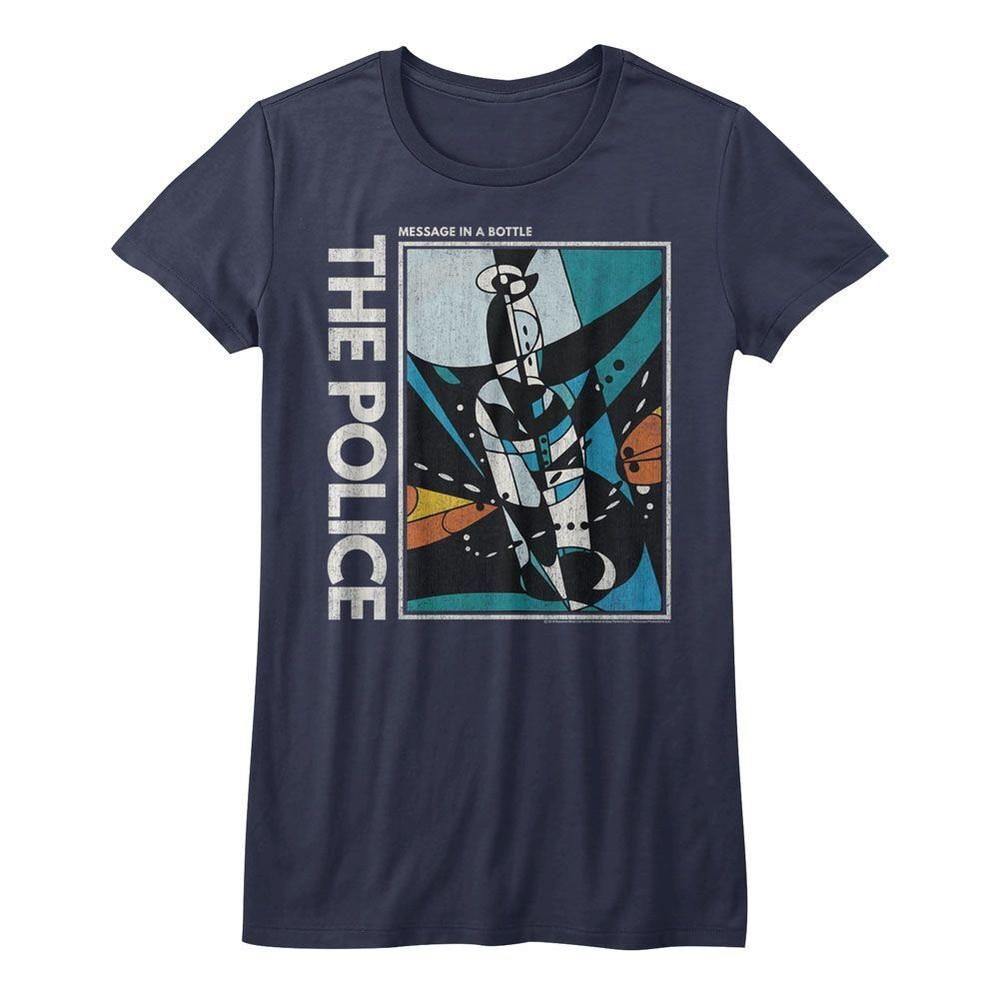 Ladies The Police Message In A Bottle Music Shirt Unisex T-Shirt M