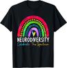 Neurodiversität Shirt Autismus Spektrum ASD ADHD Regenbogen Boho T-Shirt