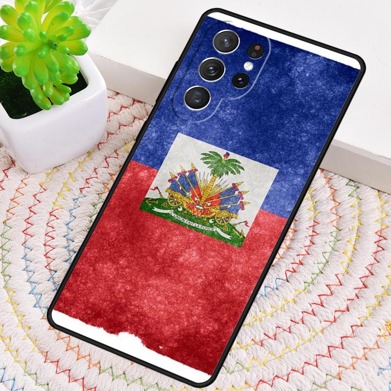 Haiti Haitian Flag soft Silicone Phone Case For Samsung Galaxy note 10 pro S26 S25 S24 S23 S22 S21 Plus S25Ultra Capa Cover