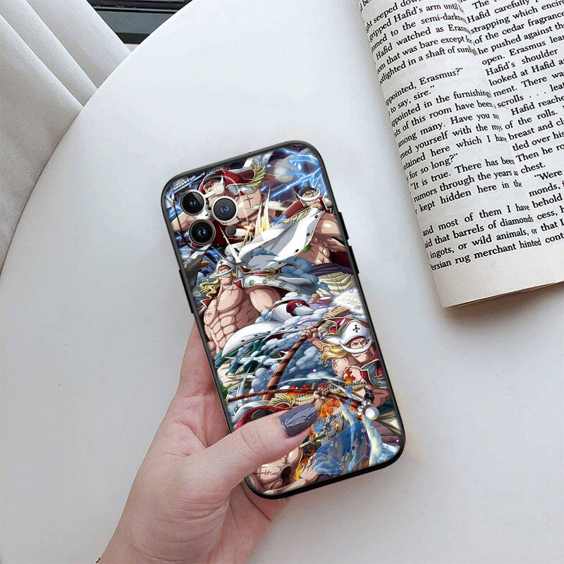 MH115 One Piece Edward Newgate Phone Shell Case for iPhone 7 8 11 12 13 14 15 16 17 16E XS Pro Max XR X SE Air