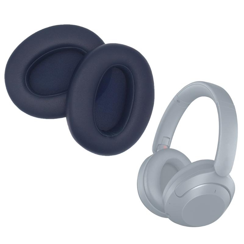 1 Pair Earphone Cover Ear Pads Headphone Cushion Protein Leather Earmuff for WH-XB910N XB910N Headset Replacemnt Part
