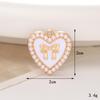 Zinc Alloy Pearl Flower Clog Accessories - DIY Shoe Buckle Decoration