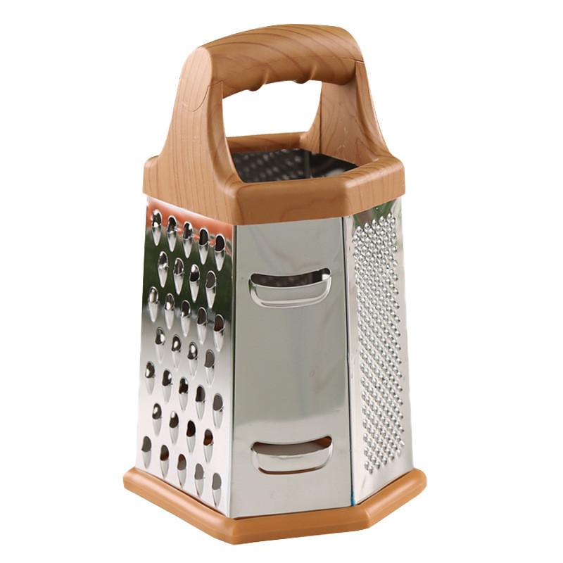 Modern Minimalist Multifunction Vegetable Grater With Six Sides For Kitchen Prep 20CM