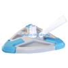 Y5JC Triangular Pool Vacuum Head for Easy Cleaning of Sensitive Surfaces Thick Bristles Pool Brush