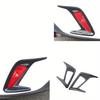 Carbon Fiber Rear Fog Light Trim Cover for Ford Focus Hatchback MK4 2019-2020, 2pcs