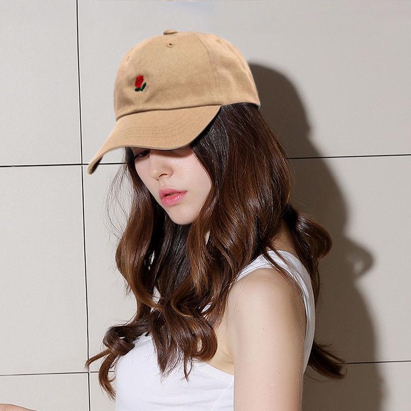 Cappellino da Baseball Snapback Premium Nuovo The Hundreds Dad Hat Ricamato con Fiore Rosa