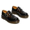 Dr. Martens Leather Adjustable Buckle Flat Shoes Women shoes Black 12916002