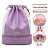 Women's Gym Bag: Wet/Dry Separation, Shoe Compartment, Sports, Swim, Yoga, Travel, Lightweight, Double Shoulder.