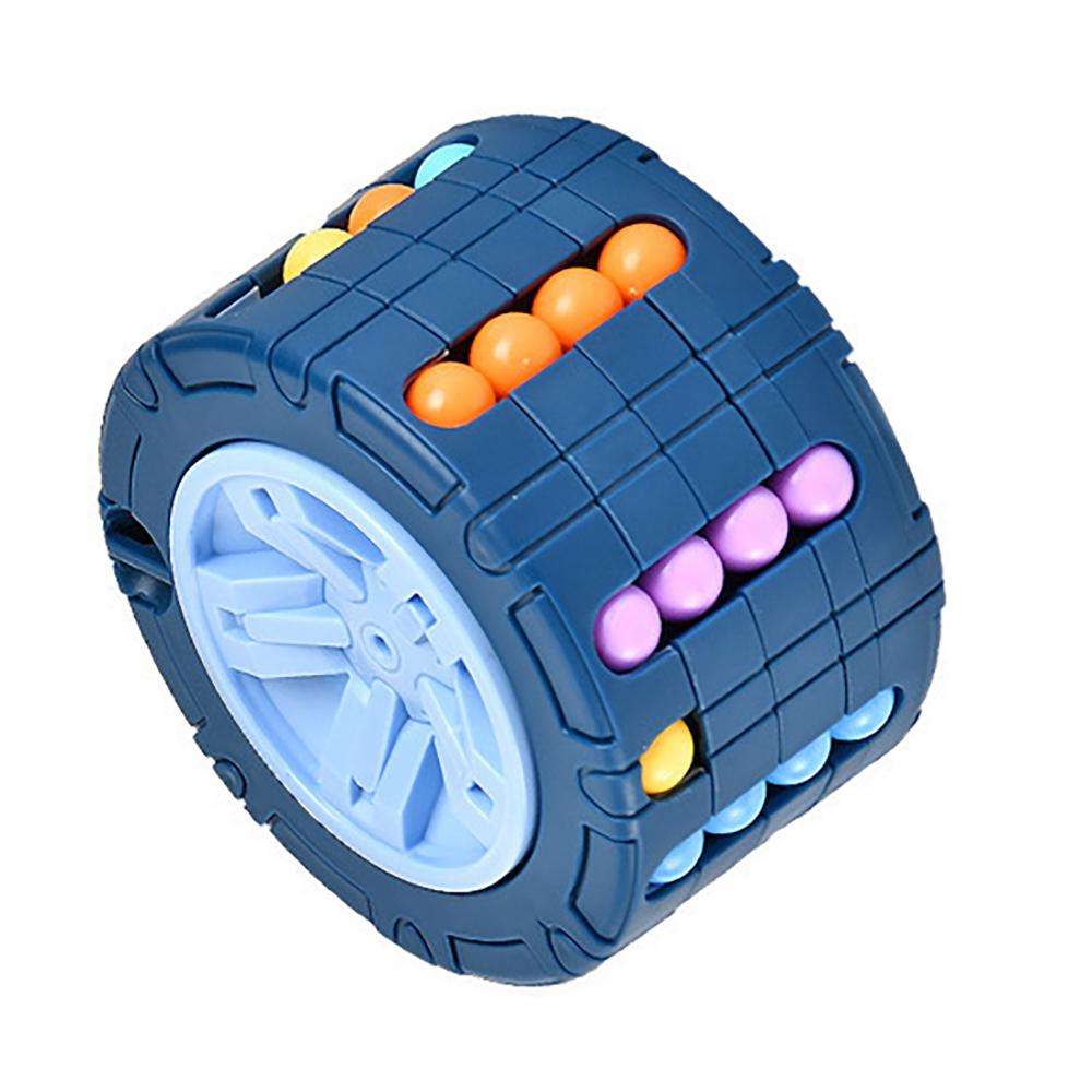 3D Cylinder Magic Bean Puzzle Cube Rotate Slide Gyro Fidget Toy Spinner Ball Anti Stress Fingertips Iq Games For Kid Adult