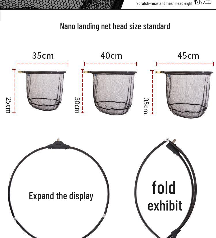 Teleskopowy Węglowy Podbierak 2.1m-2.4m: Ultra-Wytrzymały, Lekki do Wędkarstwa Muchowego Zawodniczego i na Duże Połowy