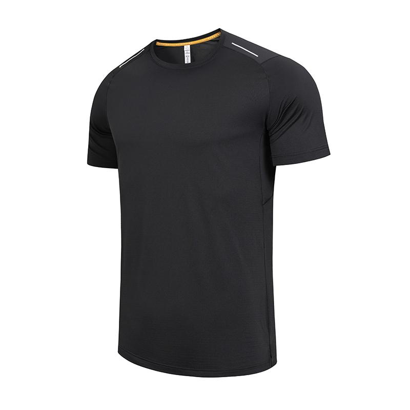 Mens Running Short Sleeve Tees Gym Jogging Tops Outdoor Cycling Sweatshirt Muscle Fit T-shirt for Man Trainin Dry Fit Sweatshirt