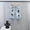 Vintage gewaschene Jeans-Shorts mit Metallakzenten Unisex Straight Fit Punk-Stil Baumwollmischung