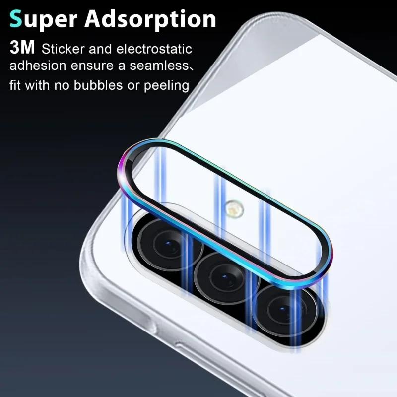 1 Set Pellicola Protettiva Lente in Vetro Temperato Lega Metallica HD per Samsung Galaxy A56 A36 5G Anti-graffio Copertura Accessori per Telefono