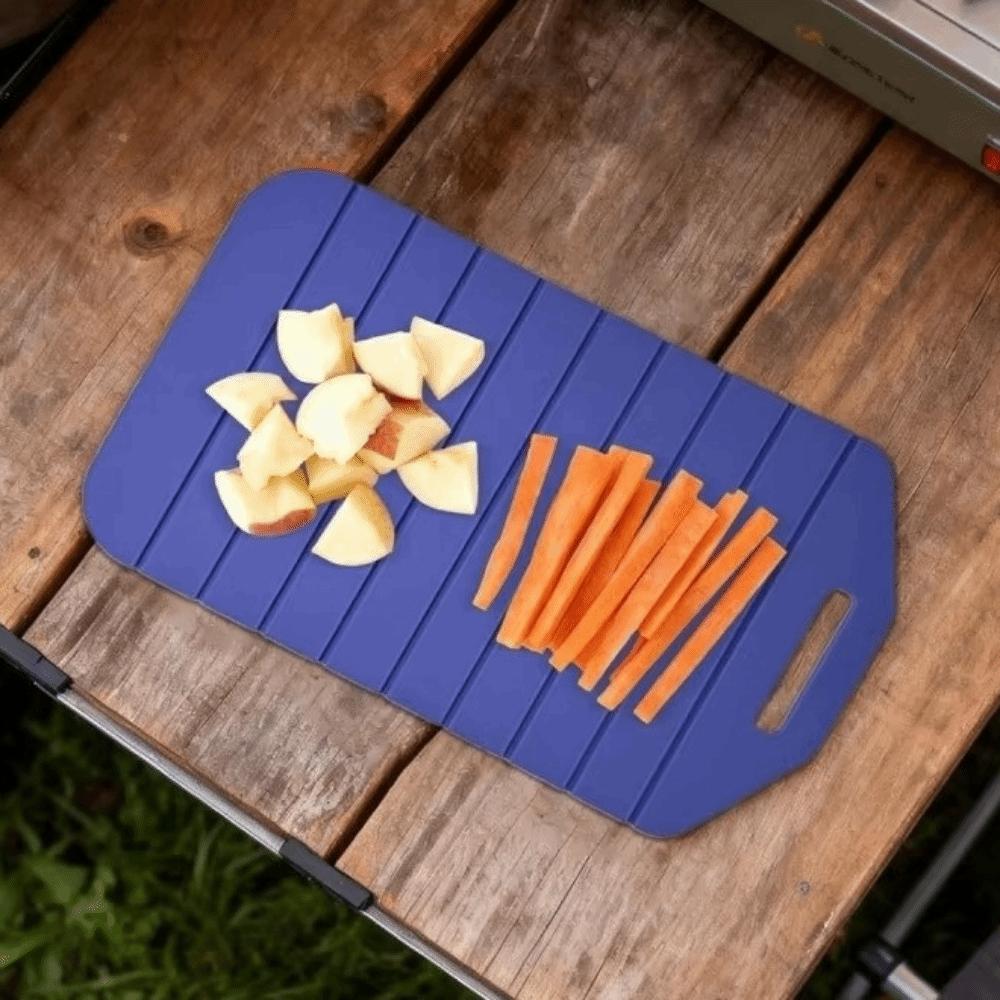 Anti-Slip Folding Cutting Board Flexible Food Prep Tool Kitchen Chopping Mat  Camping Trips