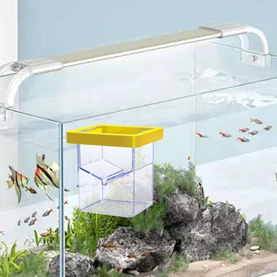 Aquarium Züchter Box Brüterei Schwimmende Quadrat Acryl Isolation Inkubation für Baby Fische
