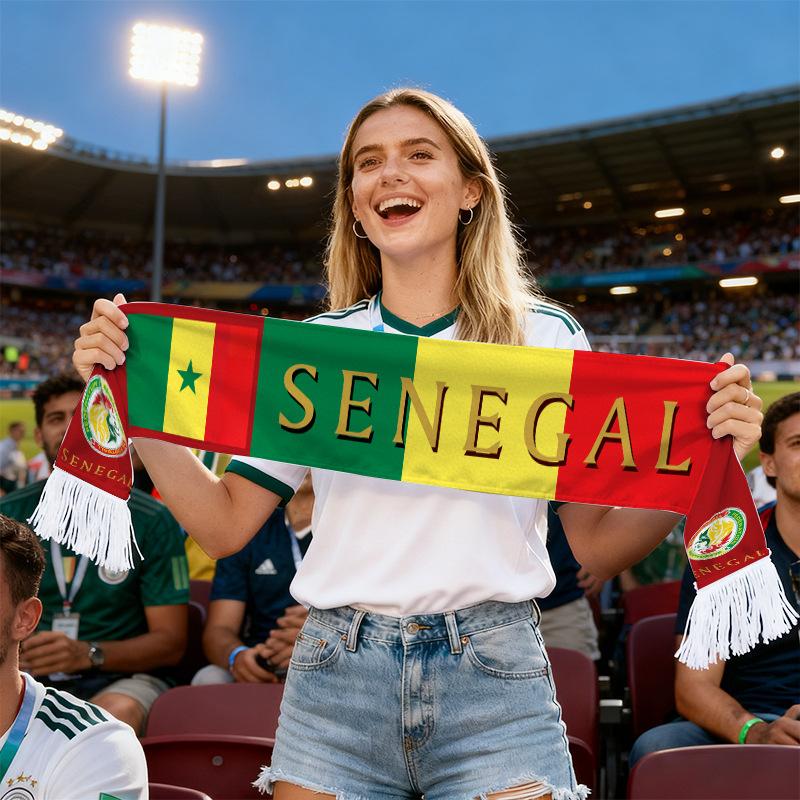 2026 World Cup Flag Scarfs 15x140cm Fan Scarf World Cup Scarf Sports Holiday Decoration