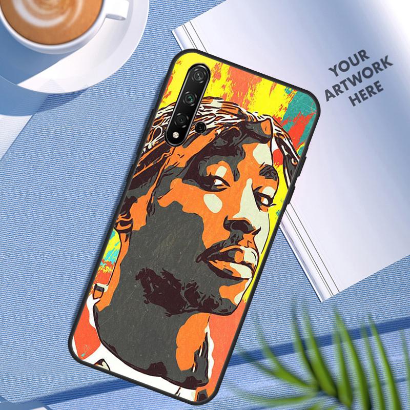 2pac Tupac Shakur Rap Rapper For Huawei Nova Y90 Y60 Y70 Y91 Y61 Y72 Y73 3i 7i 8i 11 12i 9 10 SE P20 P30 Pro P40 Lite Case