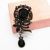 Elegant Women's Evening Gown Crystal Brooch - Popular Fashion Accessory