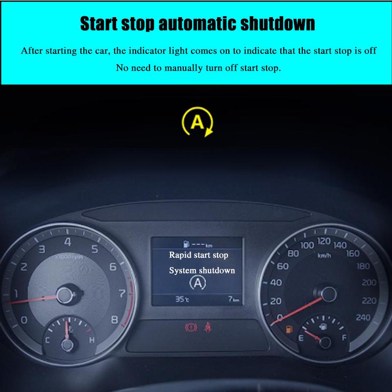 Für VW Golf 7 7.5 Passat B8 8.5 T-ROC ARTEON Automatisches Start-Stopp-Motorsystem Aus-Gerät Steuersensor Stecker Stopp Aufheben