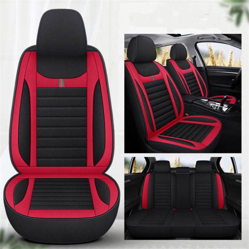 Coprisedile Universale in Lino Protezione Sedile Auto in Lino Cuscino per Veicolo Automobilistico Adatto per Berlina SUV Pick-up Articoli per Auto