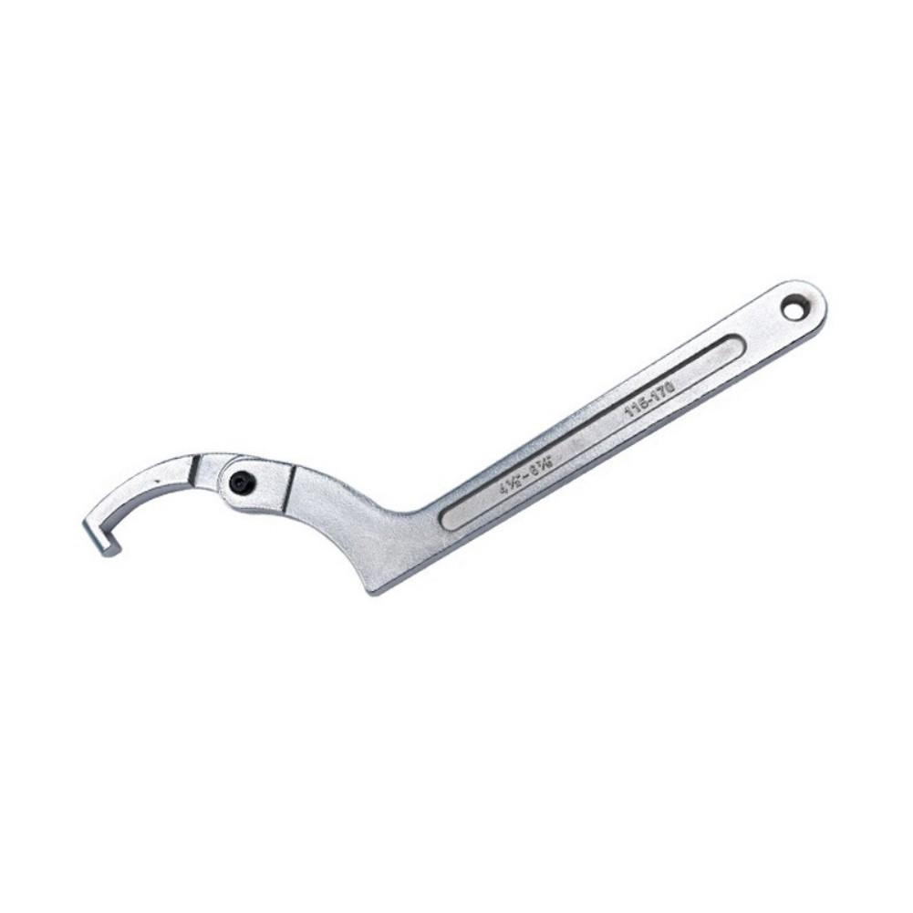 Adjustable Hook Spanner Wrench for Motorcycle Shocks with Non Slip Grip Handle