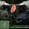Bass Fishing Hooks Set 5pcs Durable Sharp Baitcasting Hooks for Angling And Tackle