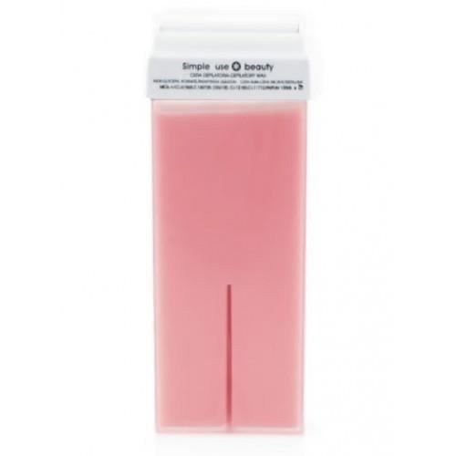 Cartouche cire à épiler Rose 100 ml adaptée au chauffe cire roll on