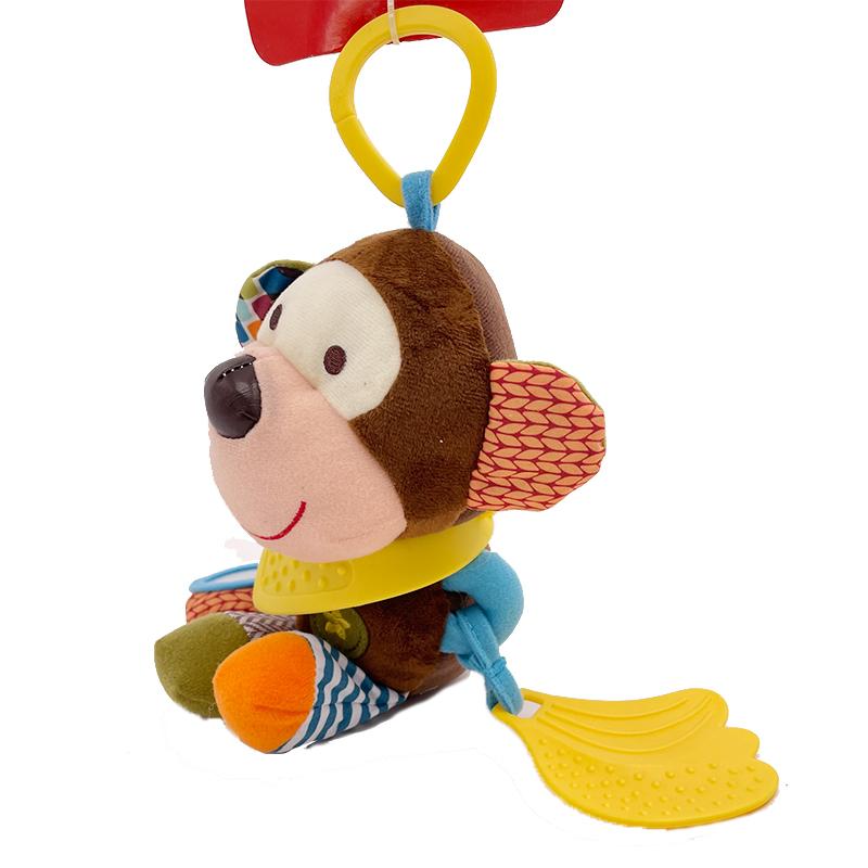 Baby Toys Plush Stuffed Rattle Toys Stroller Hanging Animals Bed Mobile Infant for Baby Toys 0 6 Months Peluche Sensorial Baby