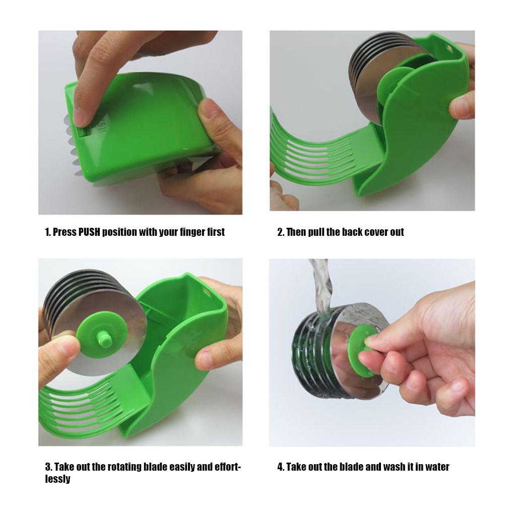 Kitchen Gadgets Multifunctional Vegetable Tools Garlic Food Scallion Chopper Rollers Mincer Hand Slicers Accessories