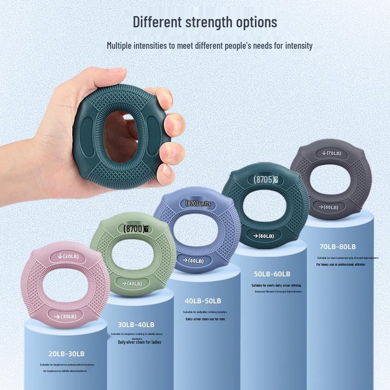 Silicone Grip Ring for Hand and Arm Exercise