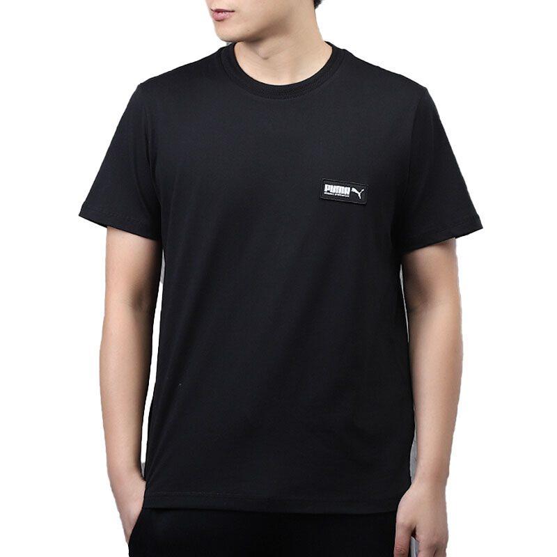 PUMA PILE OPEN T Shirts Men's Crew Neck Moderate Straight Fit 582687-01