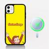Lovely Curious G-George Monkey For Magnetic Wireless Phone Case For IPhone 17 16 15 14 13 12 11 Pro Max Plus Mag Phone Cover