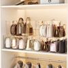 Thickened bag storage wardrobe partition rack, bag storage rack, acrylic wardrobe organization, handbag storage rack