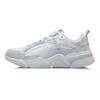 Li Ning Soft Shock Absorbing Breathable Wear Resistant Non Slip Low Top Running Shoes Women Sneaker Light-Purple Blue AGCR324-1