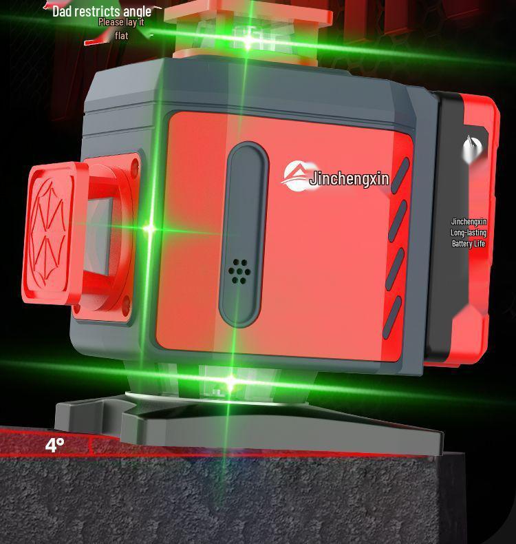 Anping Super Bright Infrared Green Laser Level: High Precision, Automatic Leveling with 8/12/16 Lines