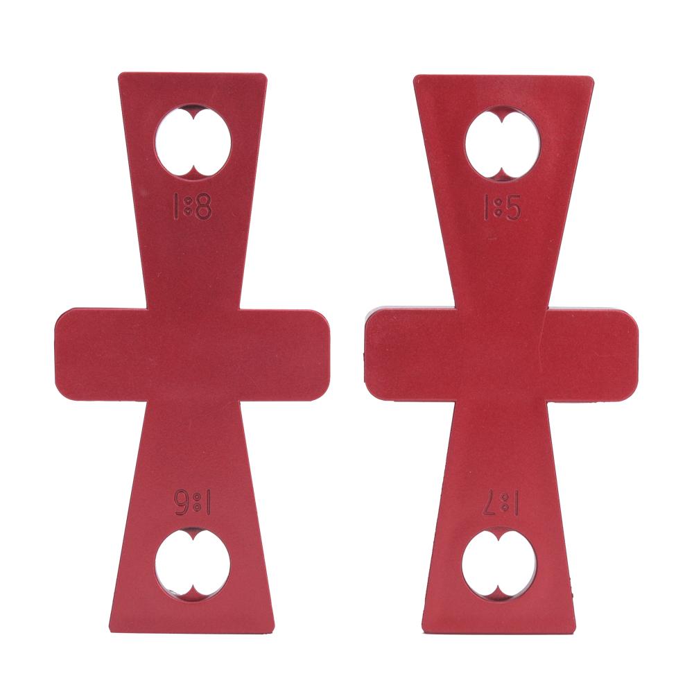 

2Pcs Dovetail Line Gauge ABS Plastic Marking Scribing Ruler Woodworking Hand Made Tool