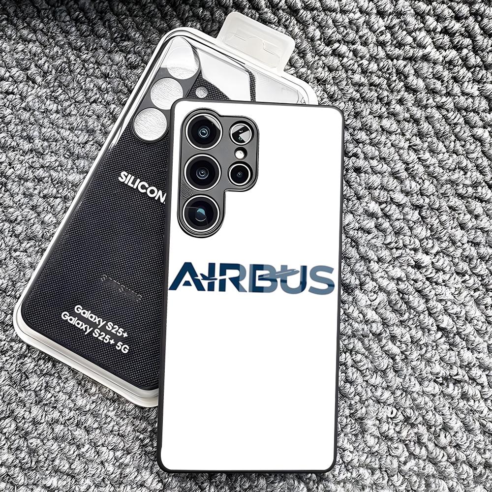 

Airbus Logo Phone Case For Samsung S26 Ultra S25 Edge Ultra S23 S22 S21 S20 Ultra Plus S24 Fe A25 Glass Cover Samsung S22 Plus