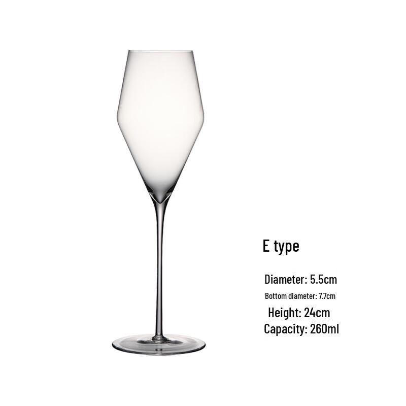 Handmade Crystal Glass Bordeaux Wine Glass