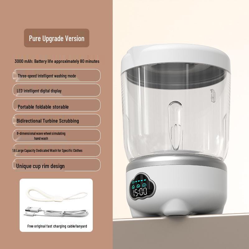 Portable Mini Foldable Washing Machine for Underwear and Socks Mini Laundry Cup
