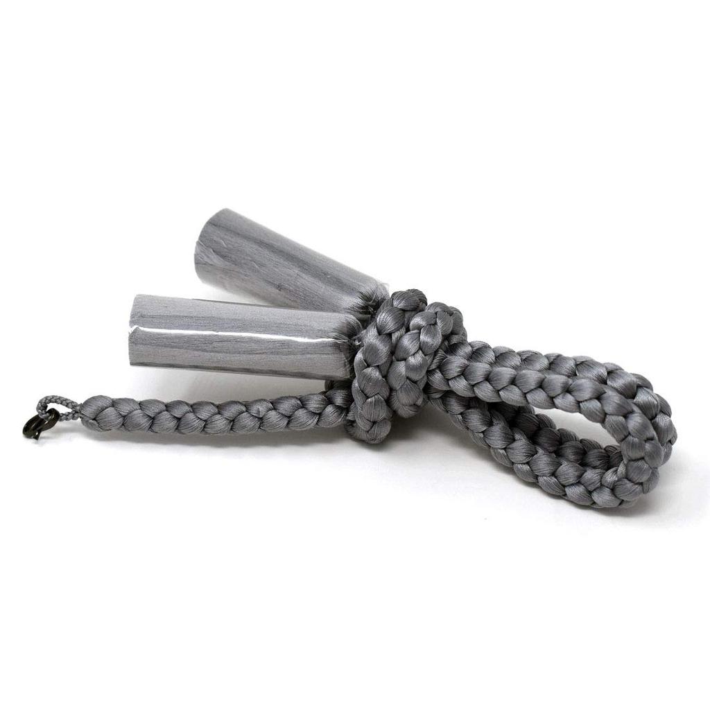 Kimono Haori String for Pure Round Boxed [Stylish Iroha] Men, Men's, Silk, 100% Silk, Braid, (Gray)