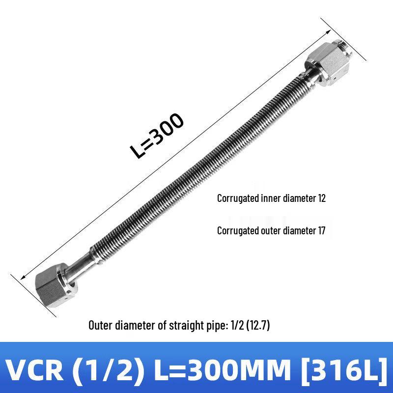 Rongyu VCR Bellows Flexible High Vacuum Gas Hose